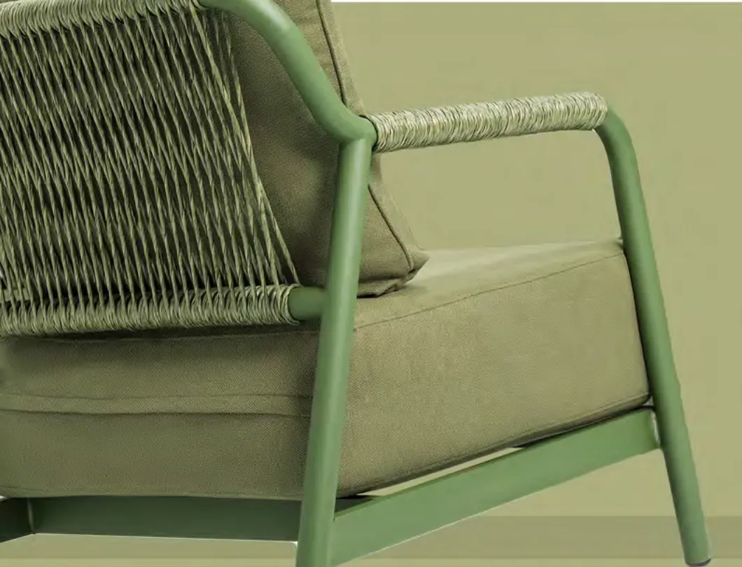 Armchair detail in Elvan