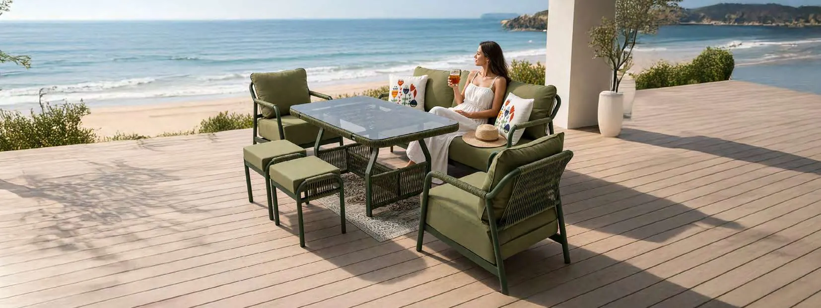 Fulya aluminium lounge set