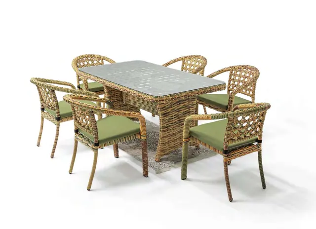 Lima – Berlin 6-Seater Dining Set – Elvan