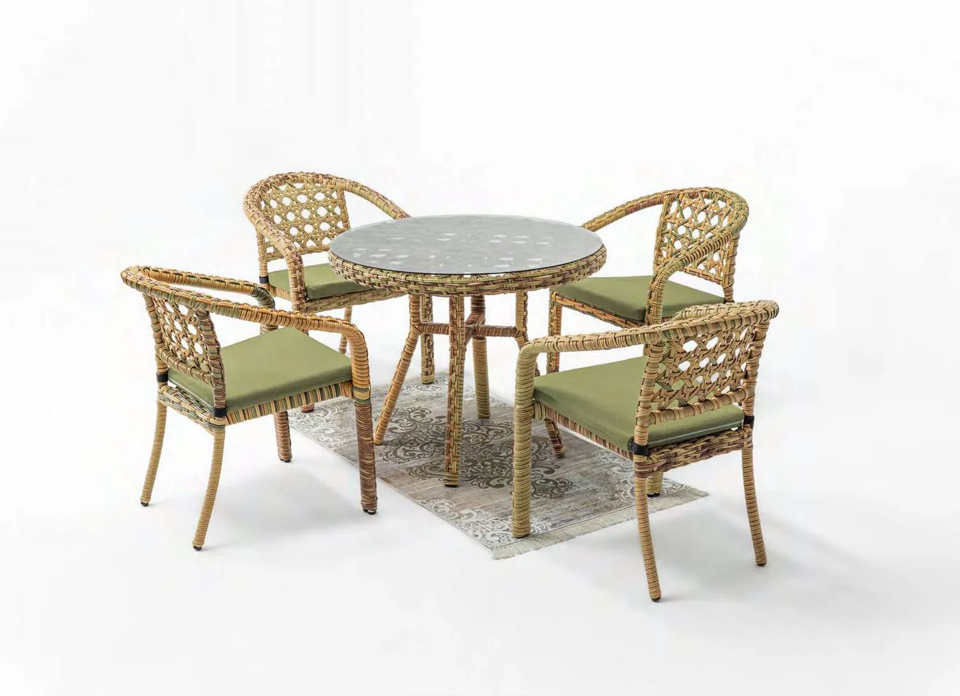 Lima – Nepal 4-Seater Dining Set – Elvan