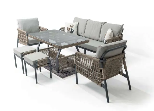 Manolya Lounge Set – Stone
