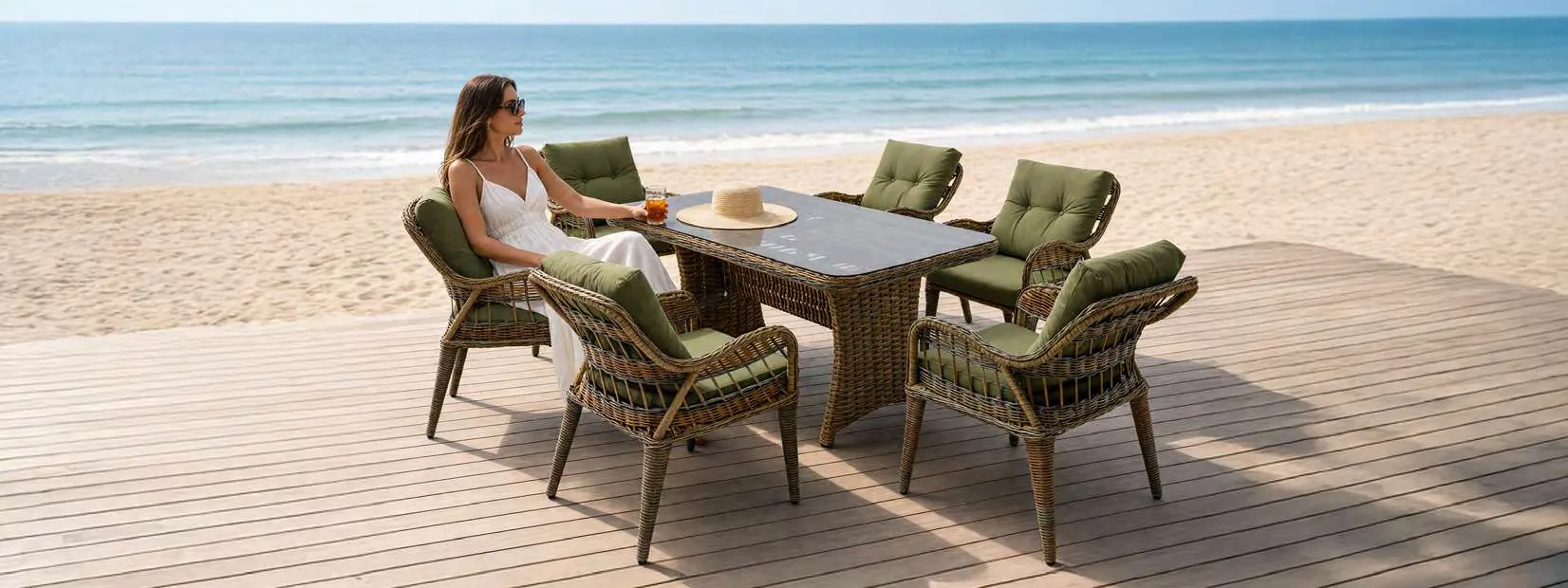 Seul – Berlin 6-Seater Dining Set lifestyle photo